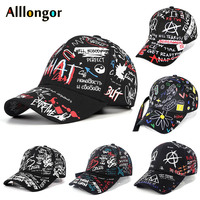 Czapka z daszkiem kobiety mężczyźni 2021 lato list drukuj Snapback kości Gorras Para Hombre Casquette Femme Hip Hop czapki damskie czarny
